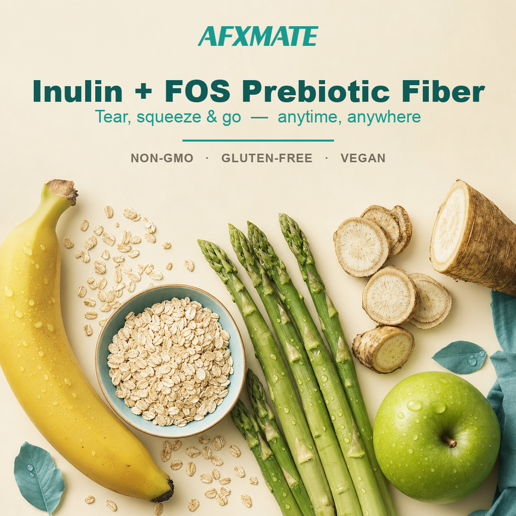 AFXMATE Prebiotic Fiber Gel fiber foods scene