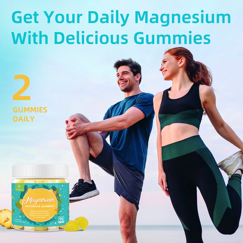 Get your daily magnesium AFXMATE Pineapple gummies