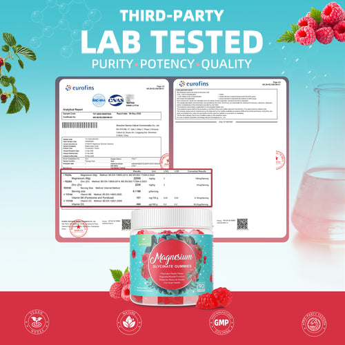 AFXMATE Magnesium Raspberry third-party lab tested
