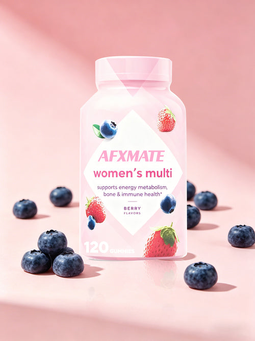 AFXMATE Adult Gummy Vitamins for Women, 120 Count - Berry Flavors
